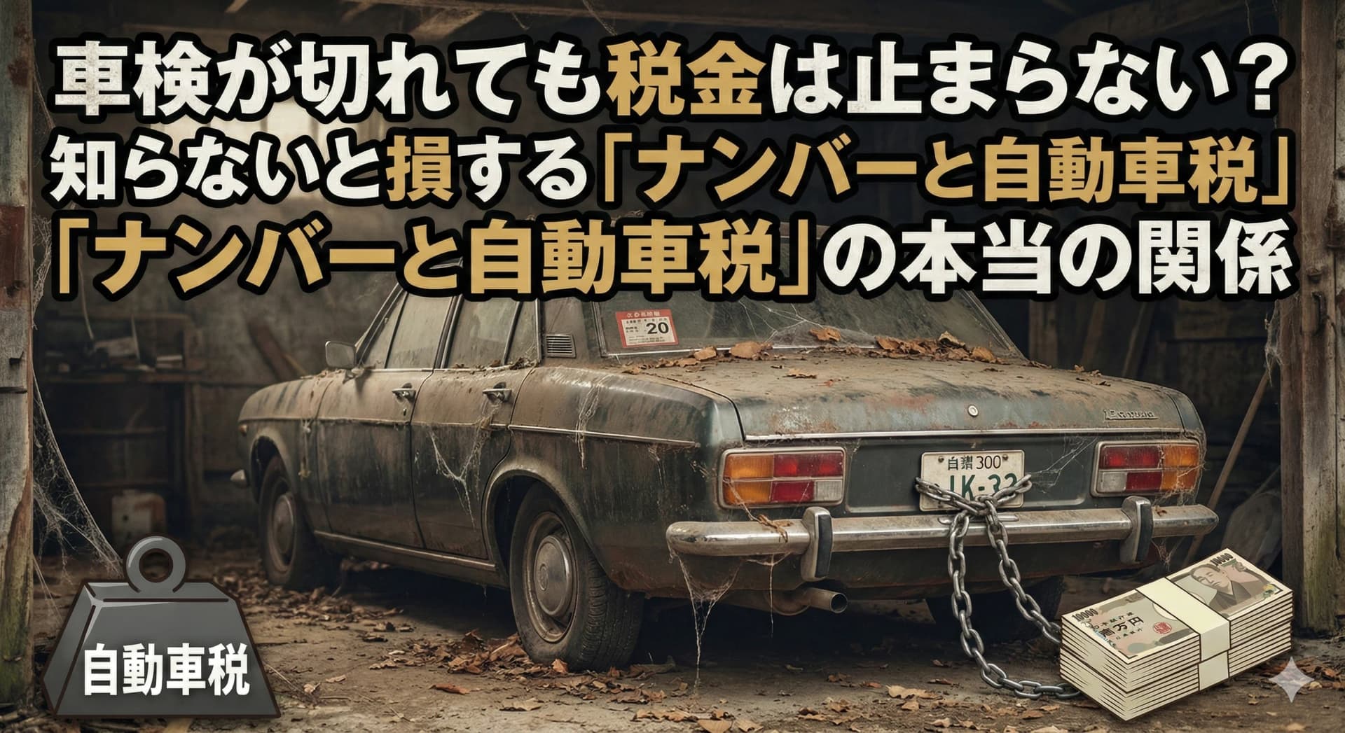 車検が切れても税金は止まらない？知らないと損する「ナンバーと自動車税」の本当の関係