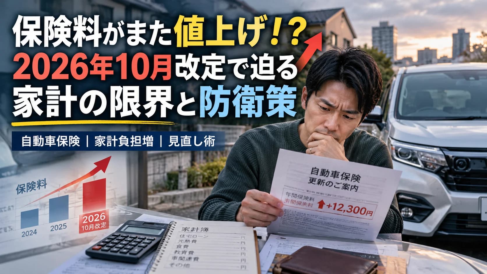 保険料がまた値上げ！？2026年10月改定で迫る家計の限界と防衛策