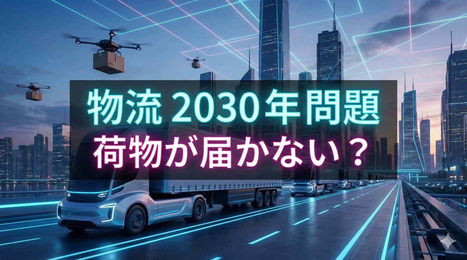 2030年、日本の「血流」が止まる？——物流2030年問題の深層と、私たちの未来
