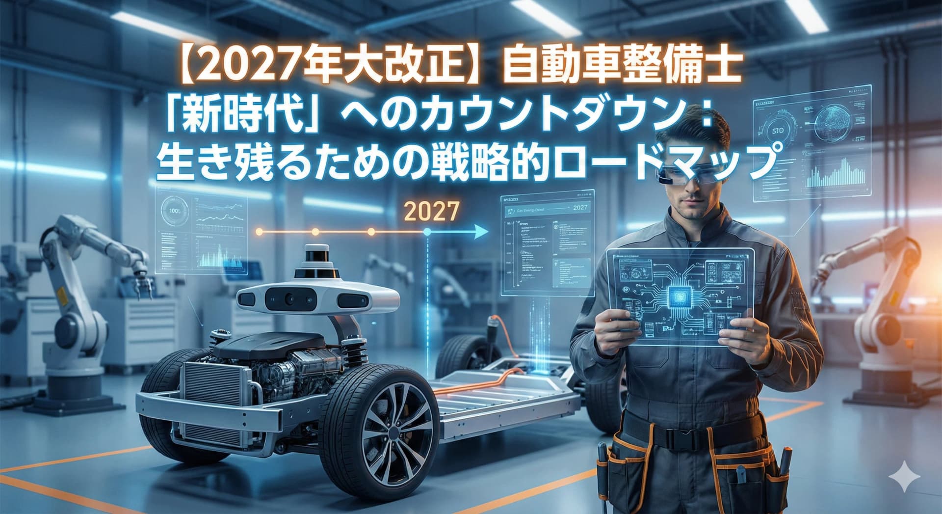 【2027年大改正】自動車整備士「新時代」へのカウントダウン：生き残るための戦略的ロードマップ