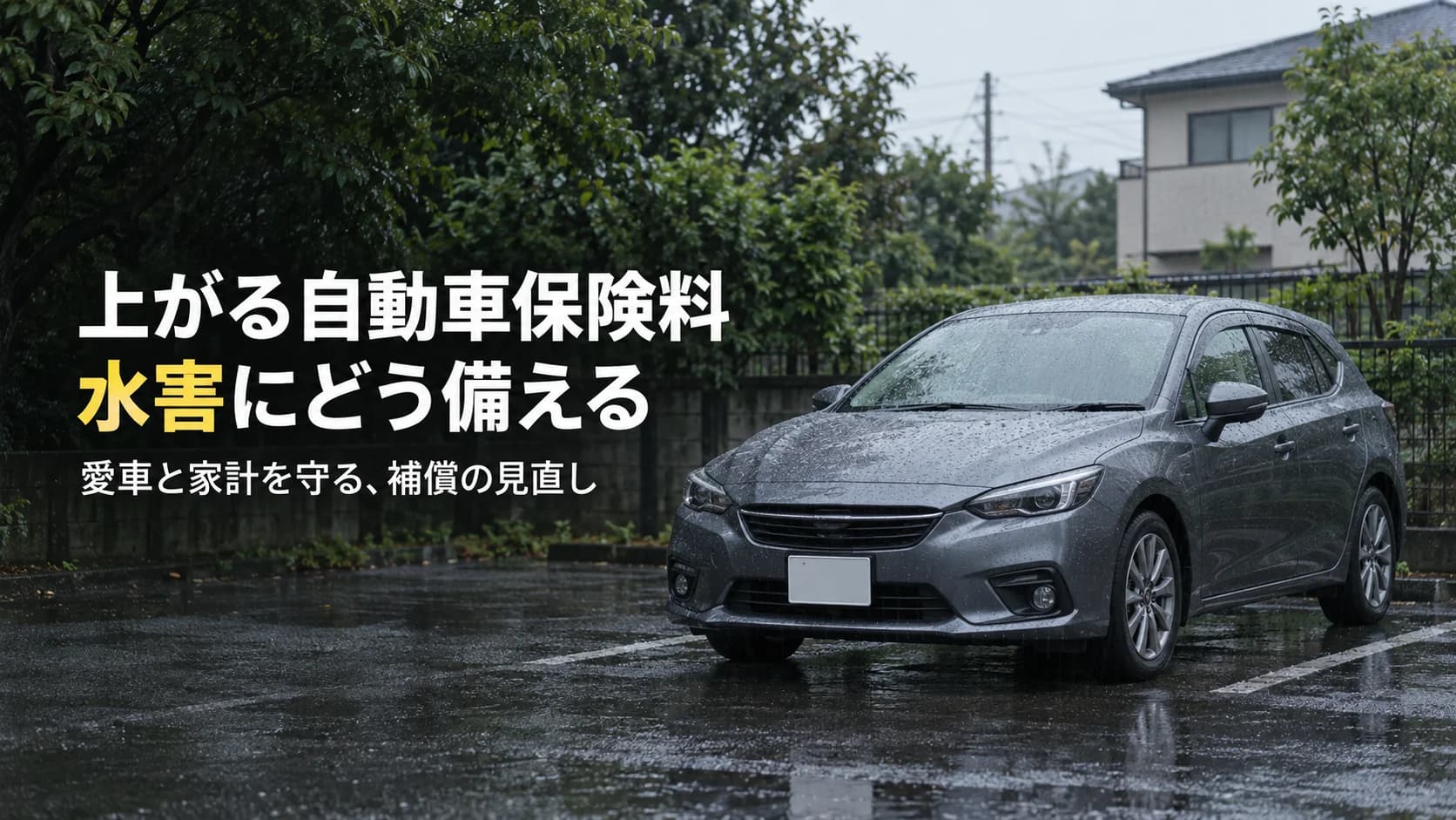 名古屋の大雨が警告する自動車保険値上げの衝撃！愛車を守る防衛術