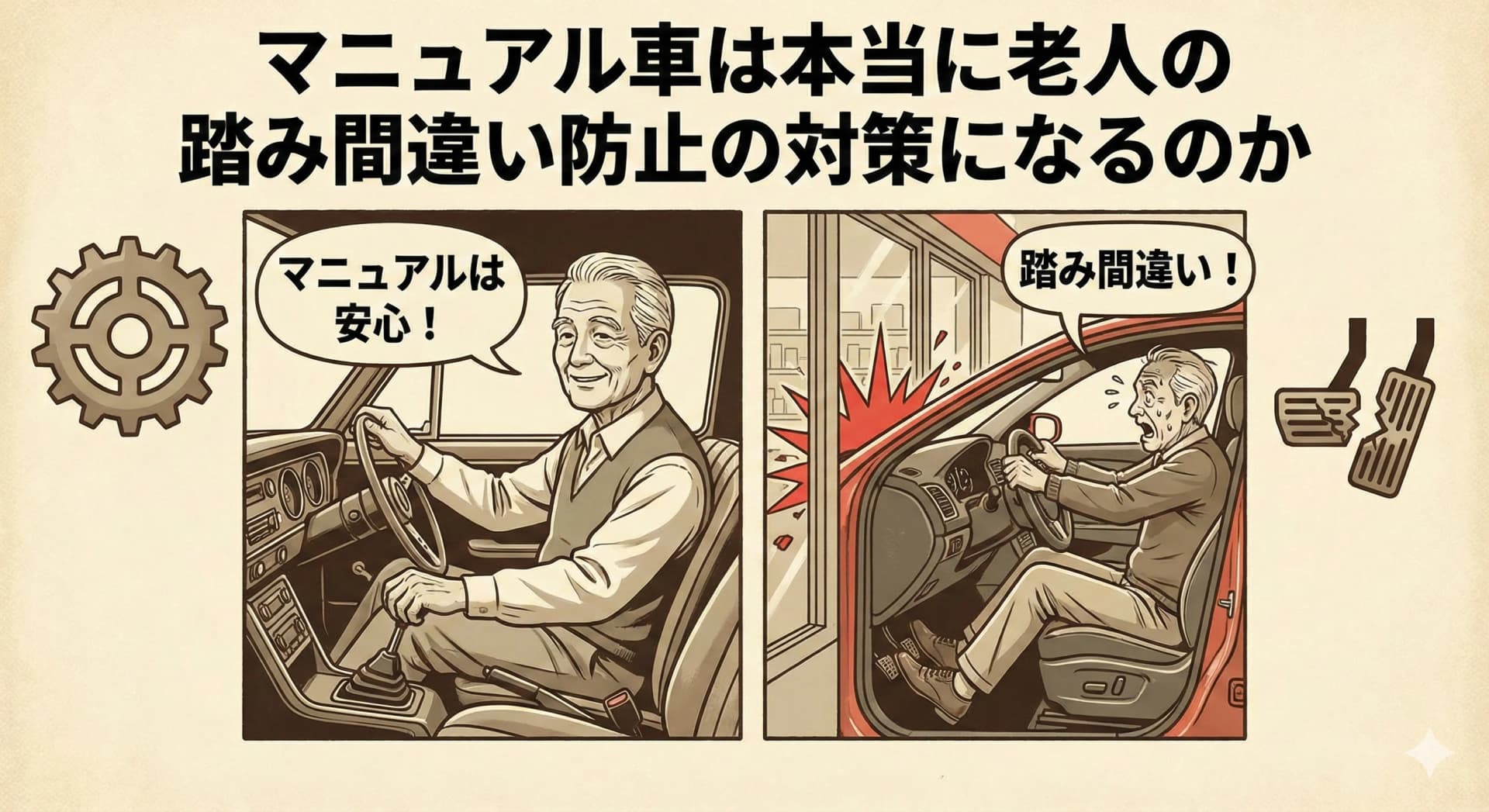 「MT車ならボケない」の嘘と本当。プロが教える、高齢ドライバー「AT→MT戻り」の危険な落とし穴