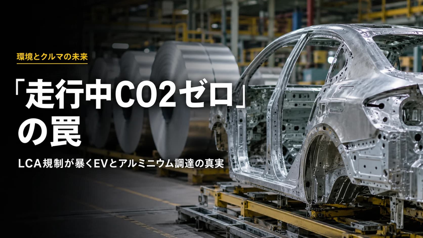 「走行中CO2ゼロ」の罠！LCA規制が暴くEVとアルミニウム調達の真実