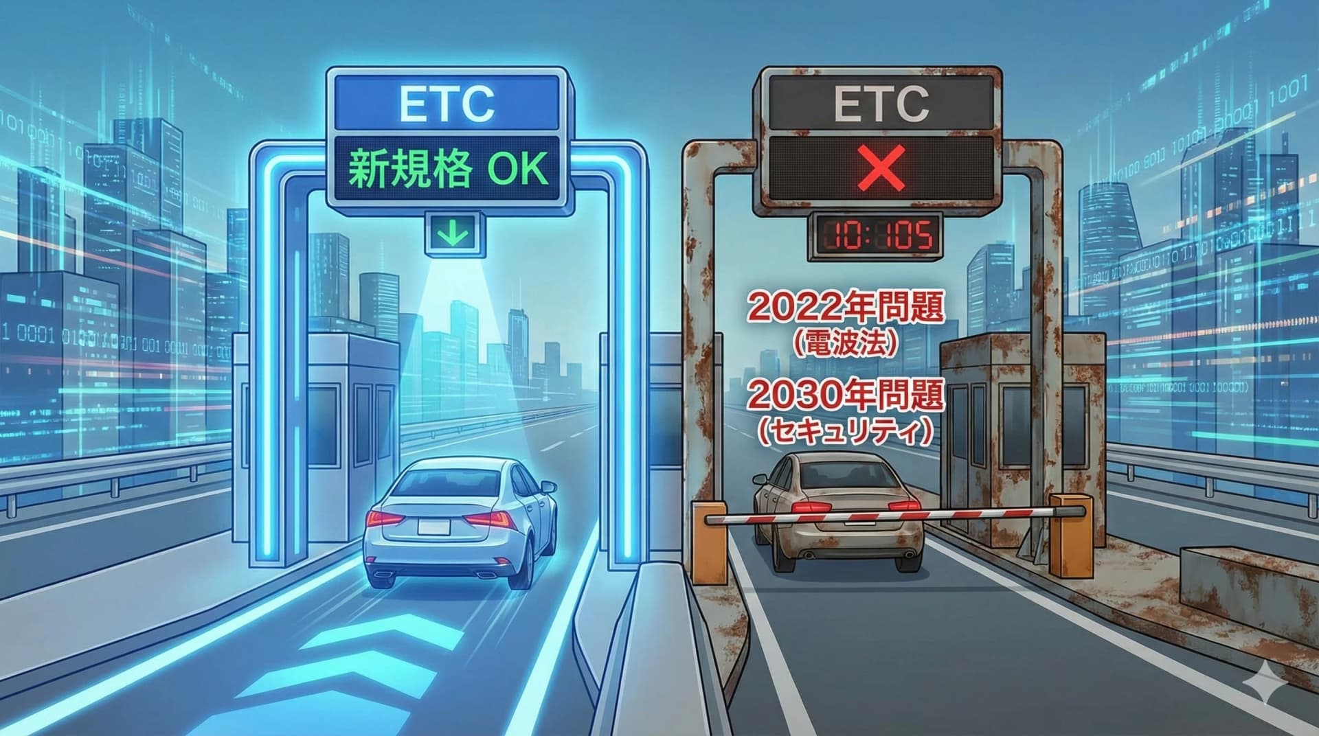 「ある日突然、ETCゲートが開かなくなる？」2022年問題・2030年問題の真実