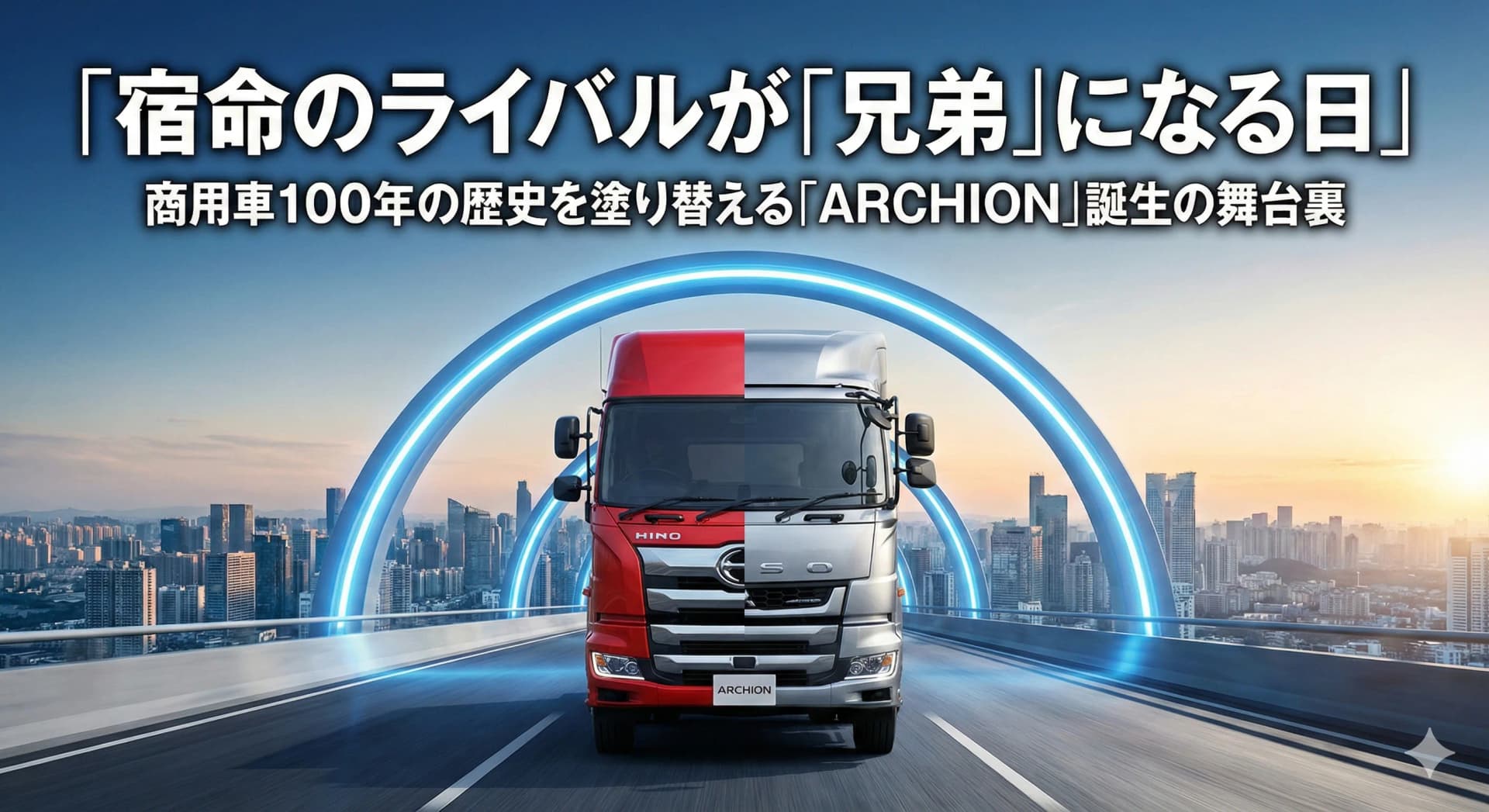 宿命のライバルが「兄弟」になる日：商用車100年の歴史を塗り替える「ARCHION」誕生の舞台裏