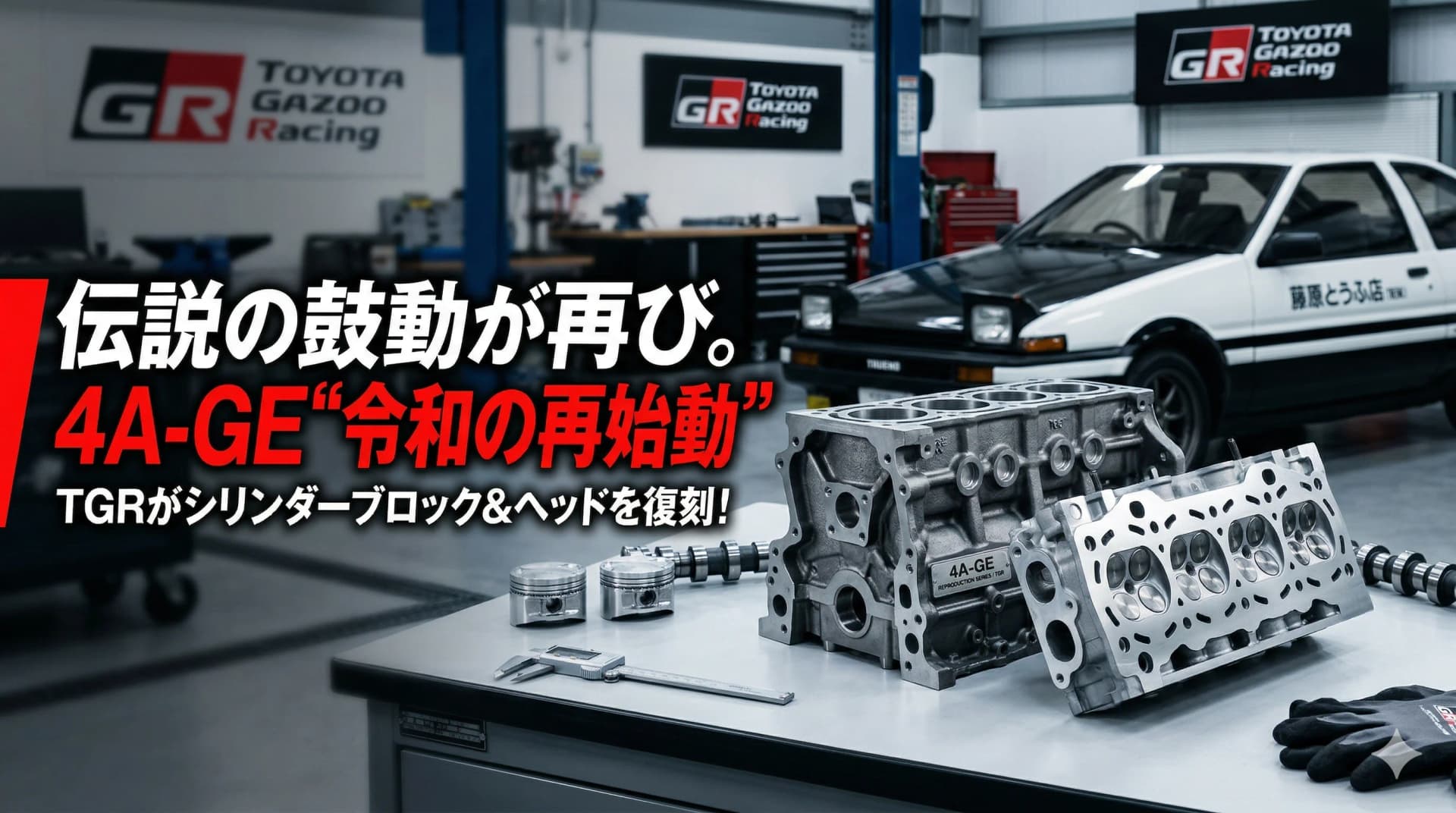 伝説の鼓動が再び。4A-GE“令和の再始動”が旧車界に投じる一石とその真価
