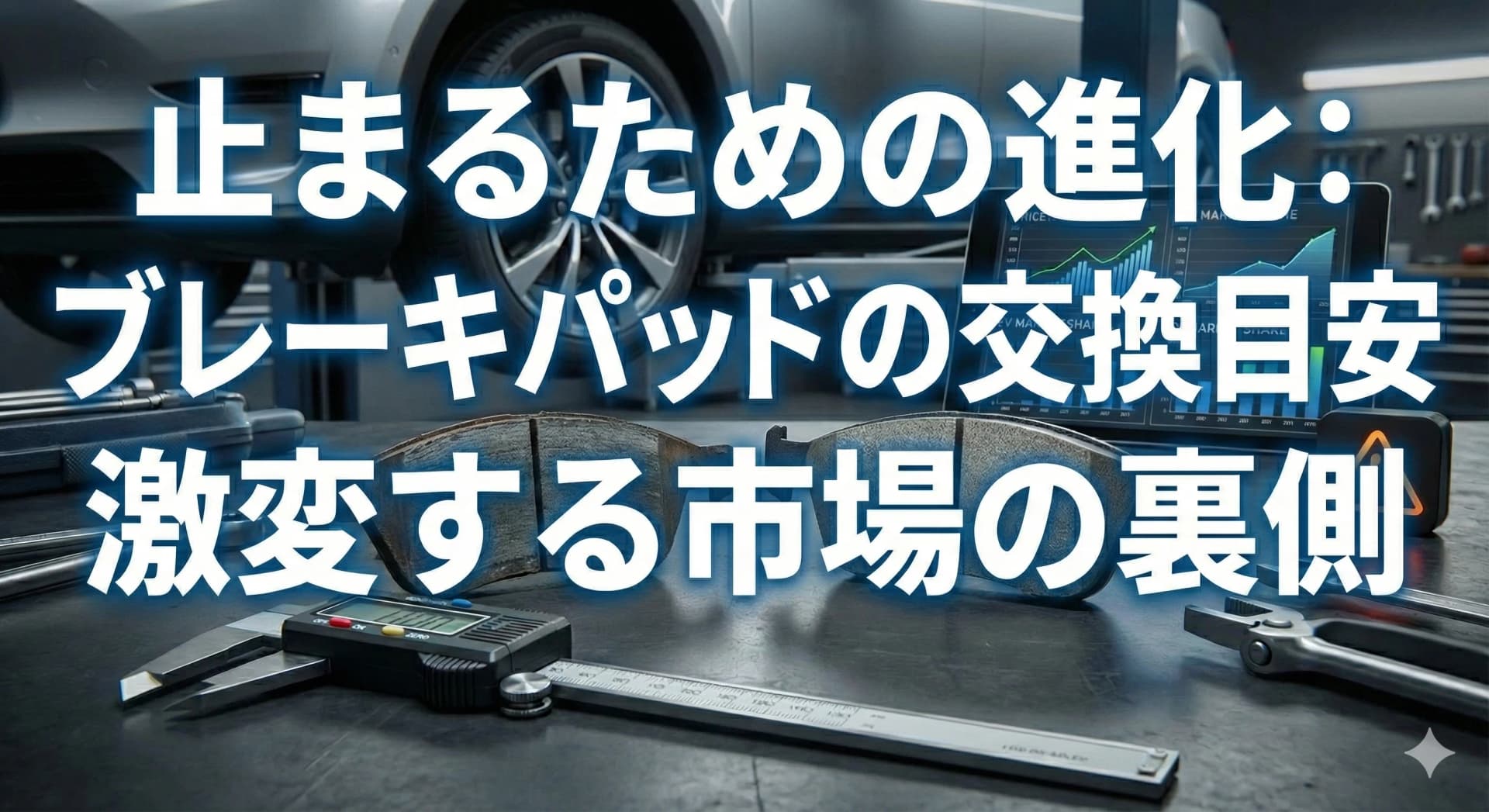 止まるための進化：ブレーキパッドの交換目安と、激変する市場の裏側