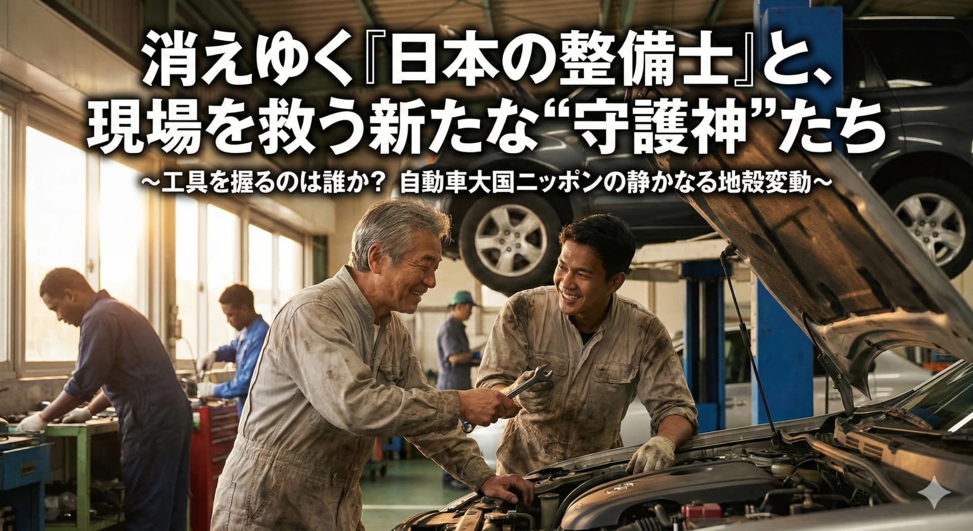 消えゆく「日本の整備士」と、現場を救う新たな“守護神”たち 　工具を握るのは誰か？ 自動車大国ニッポンの静かなる地殻変動～