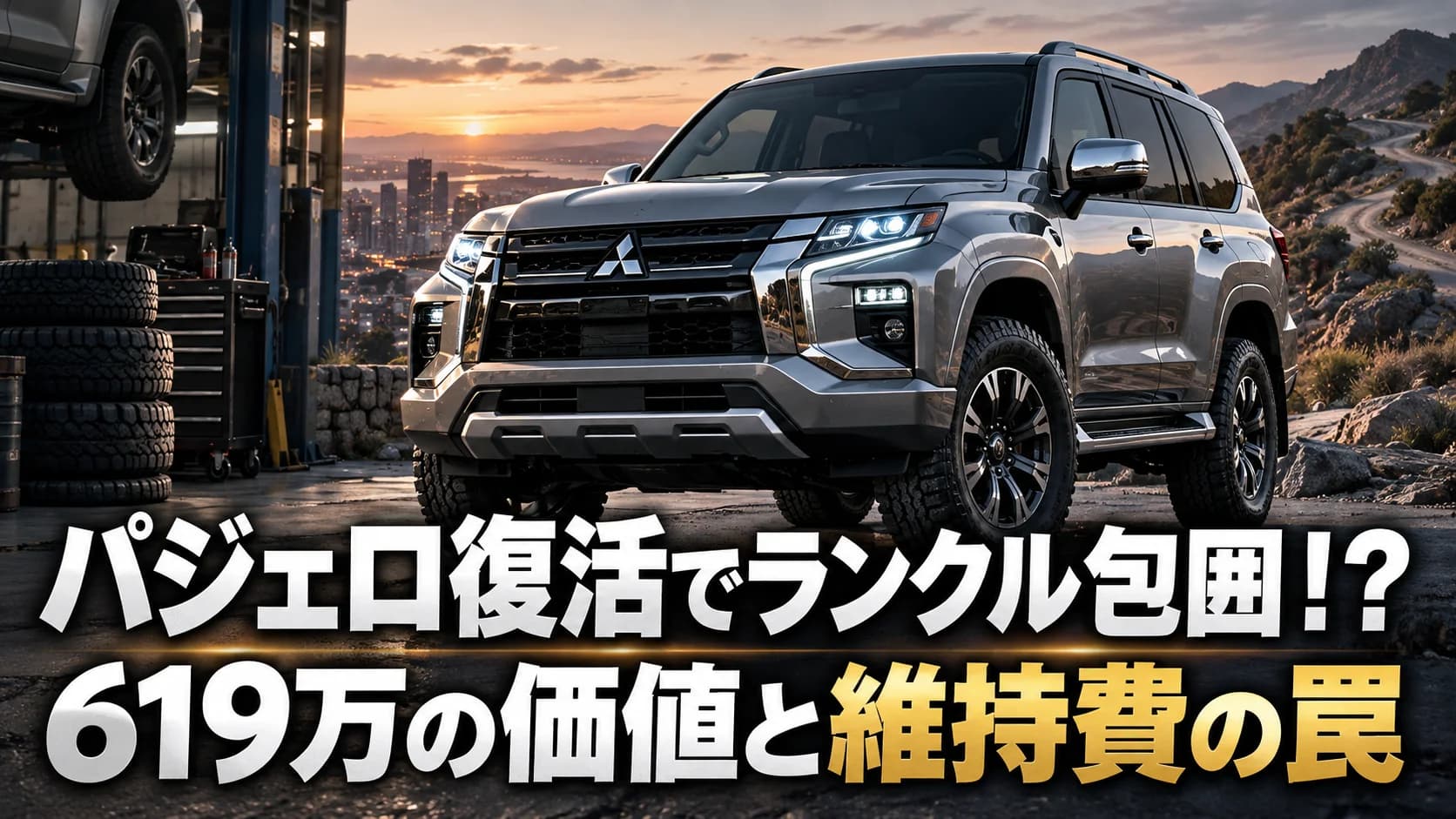 パジェロ復活でランクル包囲！？619万の価値と維持費の罠