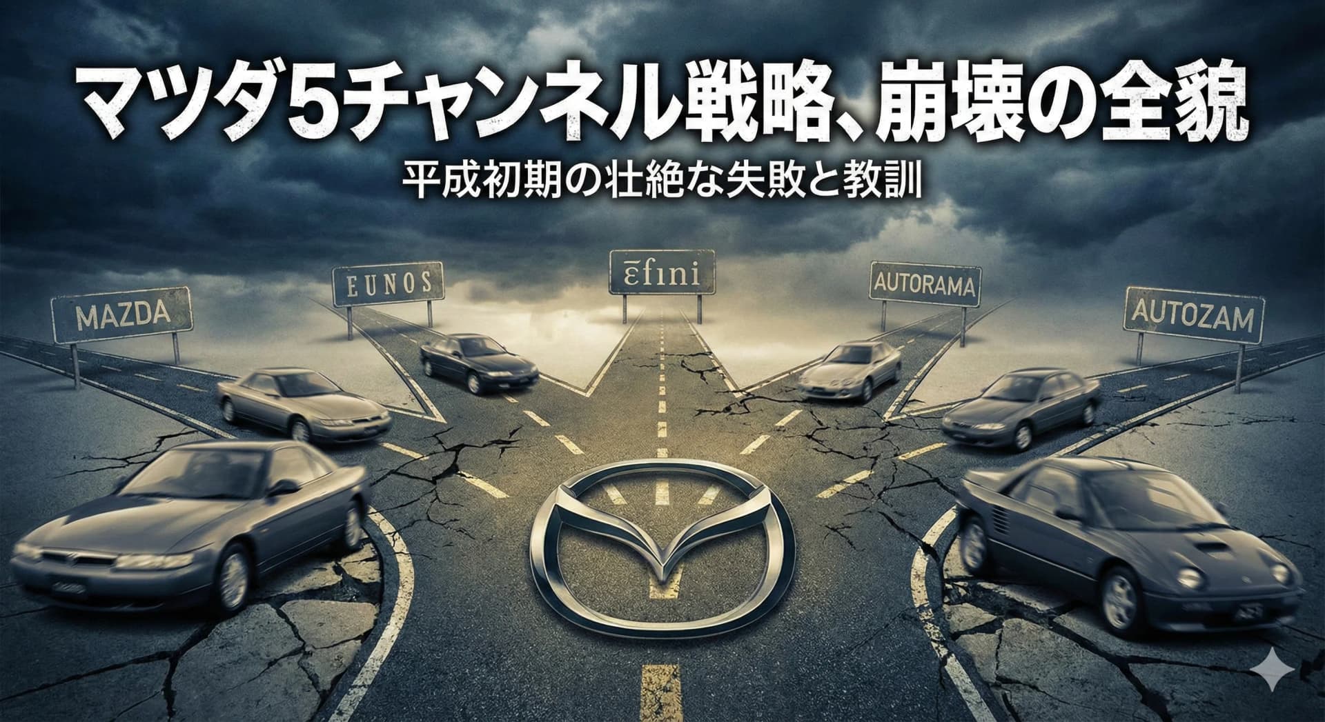 栄光の予感から、深淵なる「クロノスの悲劇」へ ――マツダ5チャンネル戦略、崩壊の全貌と教訓