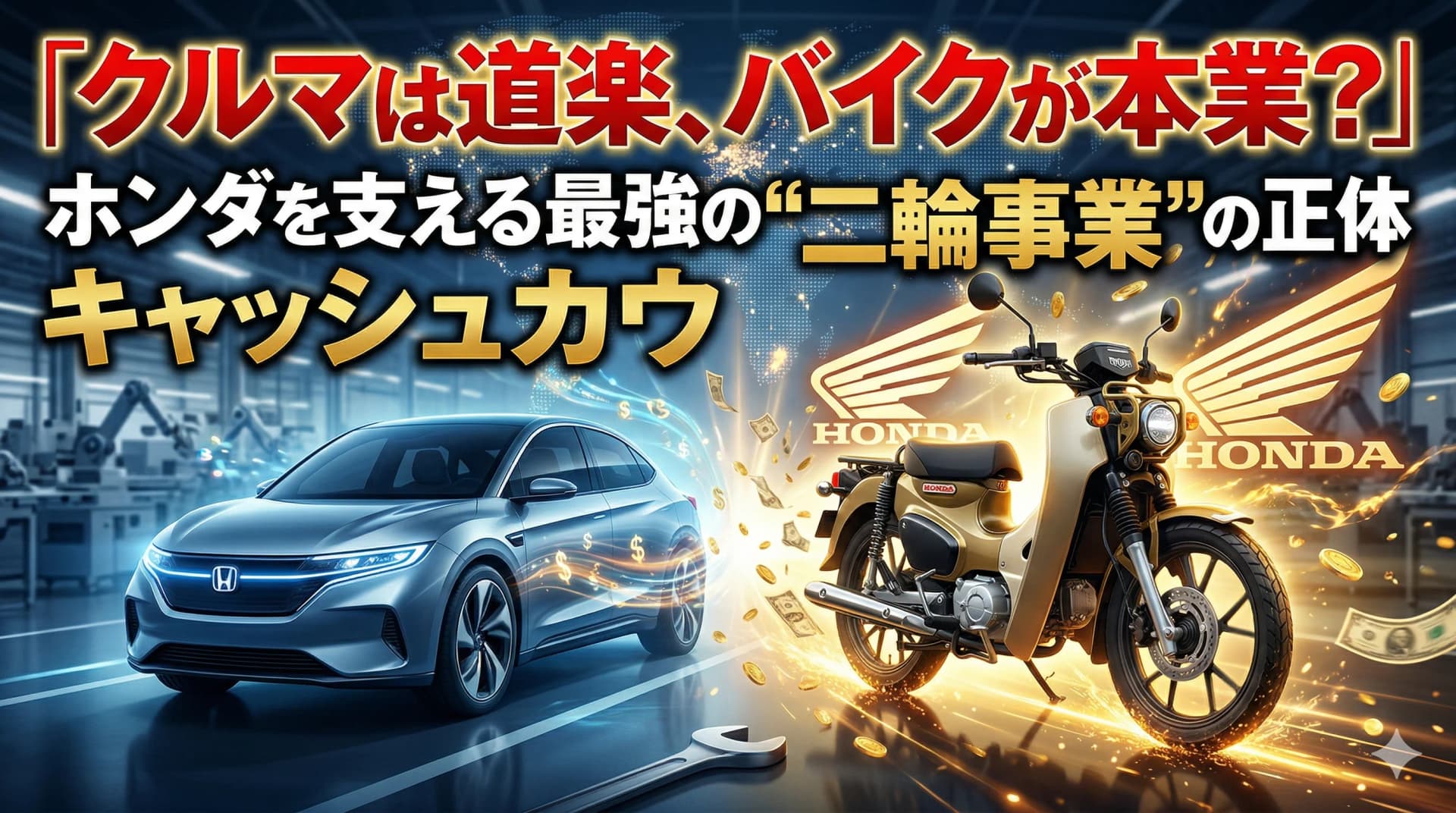 「クルマは道楽、バイクが本業?」ホンダを支える最強のキャッシュカウ“二輪事業”の正体
