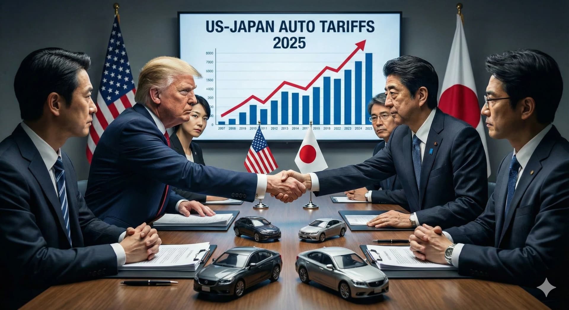 2025年日米自動車関税交渉の衝撃:大手メーカーと整備現場の未来を揺るがす攻防戦