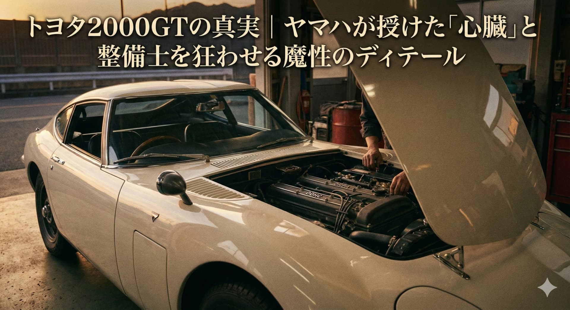 トヨタ2000GTの真実|ヤマハが授けた「心臓」と整備士を狂わせる魔性のディテール
