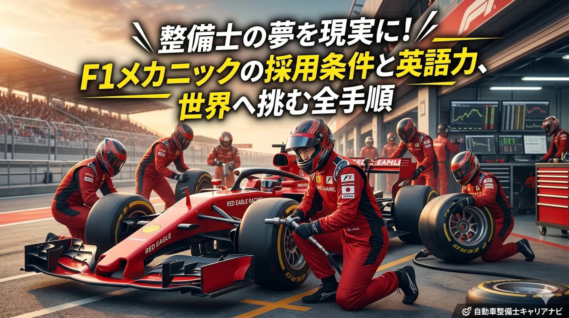 F1メカニックの仕事内容と採用条件:ディーラー整備士から世界へ挑むロードマップ