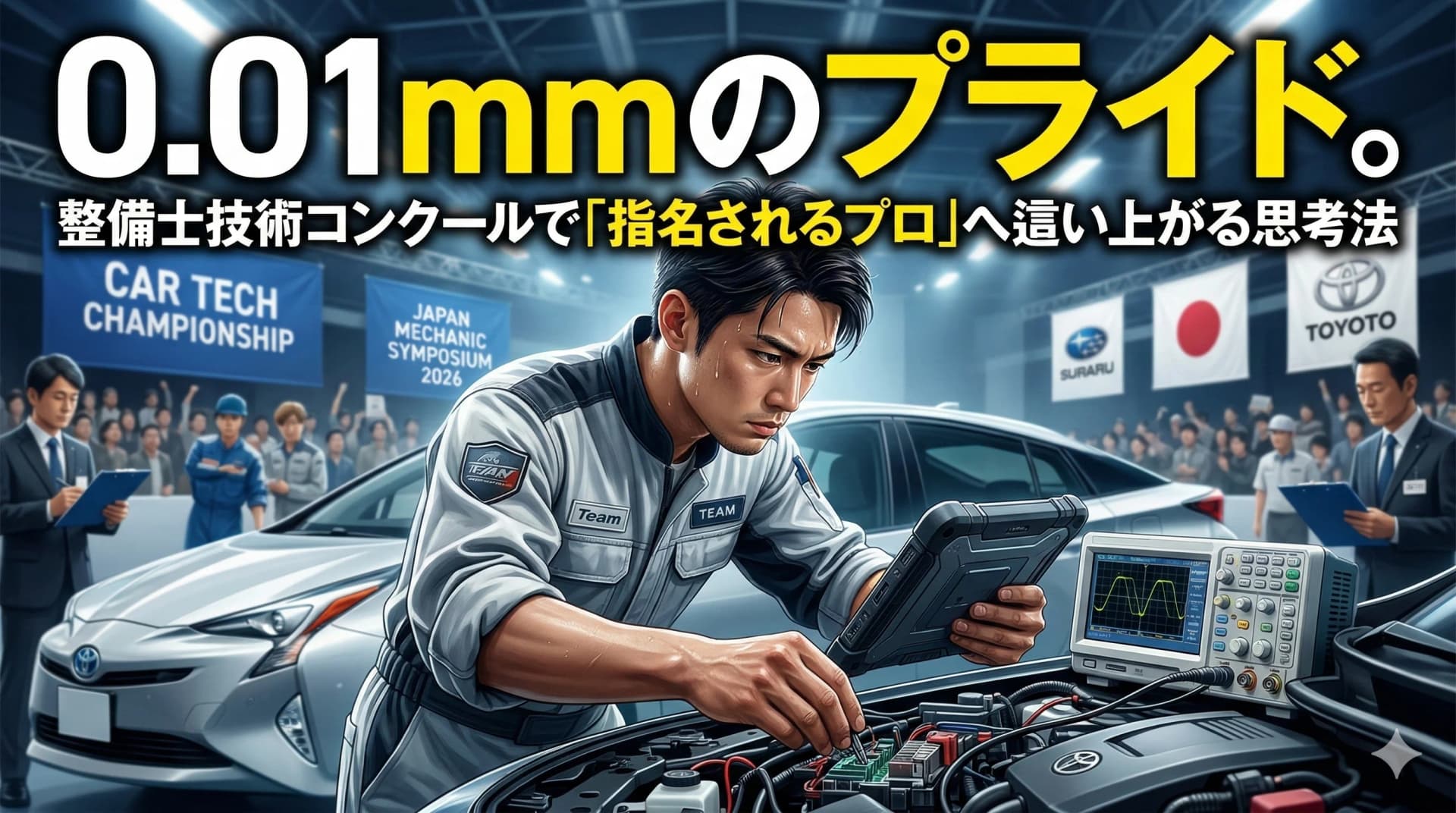 0.01mmのプライド。整備士技術コンクールで「指名されるプロ」へ這い上がる思考法