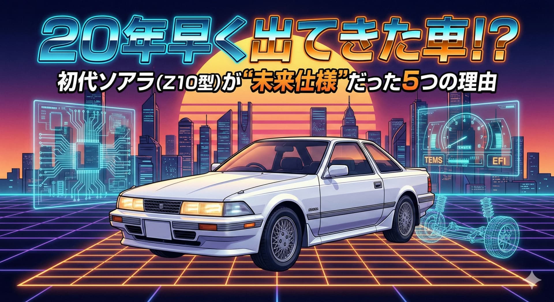 20年早く出てきた車!? 初代トヨタ・ソアラ(Z10型)が“未来仕様”だった5つの理由